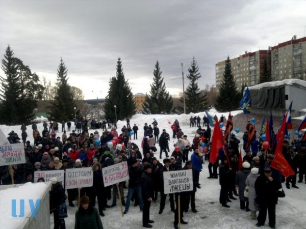 На шестерых участников митинга металлургов в Златоусте в полиции составили протоколы